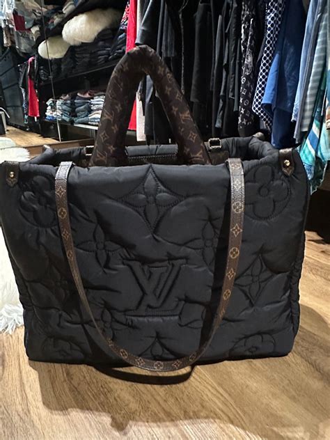 louis vuitton pillow tote|louis vuitton puffy bag.